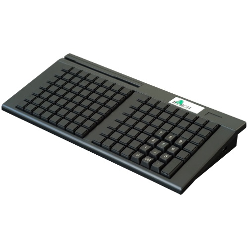 Klávesnica FEC POS 111 kláves, USB, černá