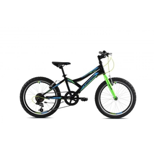 Horský bicykel Capriolo DIAVOLO 200 20"/6HT zeleno-modro-černé