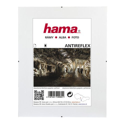 Hama Clip-Fix, antireflexné sklo, 50x60 cm