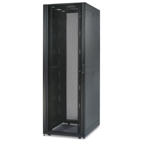 NetShelter SX 48UX750X1070 černý, s dveřmi a bez boků