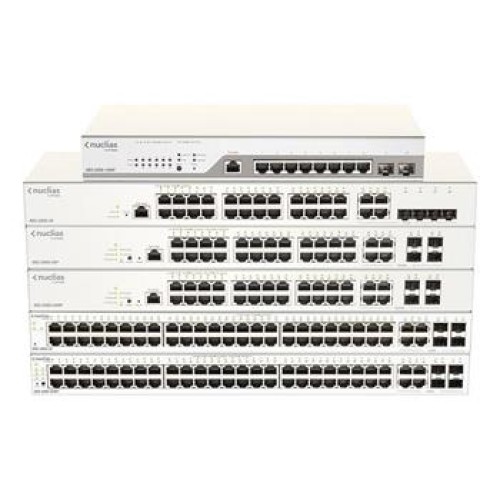 D-Link DBS-2000-10MP 10-Port Gigabit PoE+ Nuclias Smart Managed Switch including 2x SFP Ports (With 1 Year License)