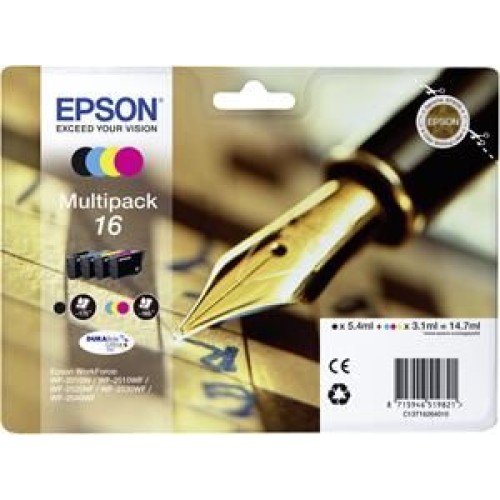 EPSON cartridge T1626  (black/cyan/magenta/yellow) multipack (pero)
