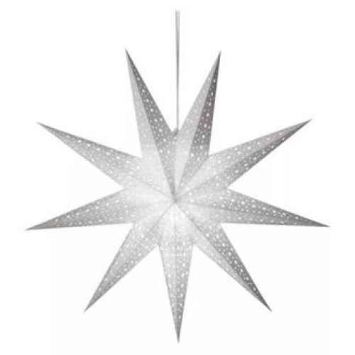 Emos LED vánoční hvězda papírová závěsná, 60 cm, vnitřní