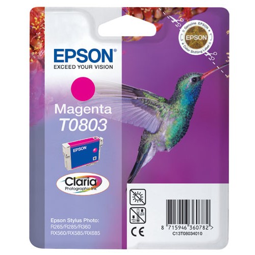 Atrament Epson T0803 purpurový
