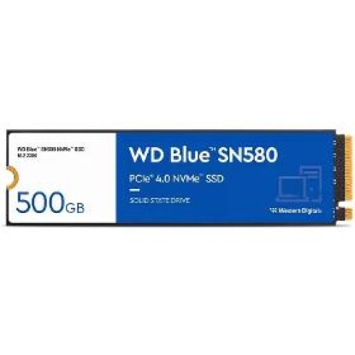SSD NVMe 500GB PCIe SN580,Gen4 Blue WD