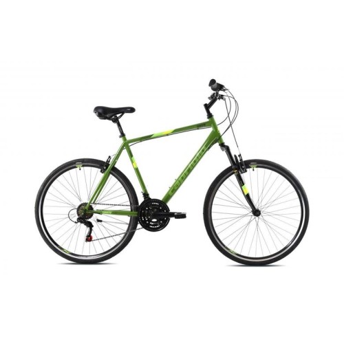 Trekový bicykel Capriolo SUNRISE MAN 28"x20" žlto-zelený