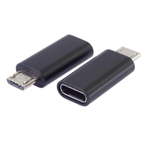 Redukcia USB-C konektor female - USB 2.0 Micro-B/male