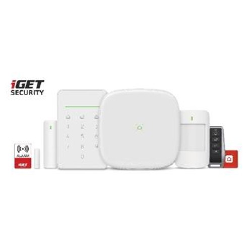 iGET SECURITY M5-4G Premium - Inteligentní bezdrátový 4G LTE/WiFi/Ethernet/GSM zabezpečovací systém s ovládáním IP kamer