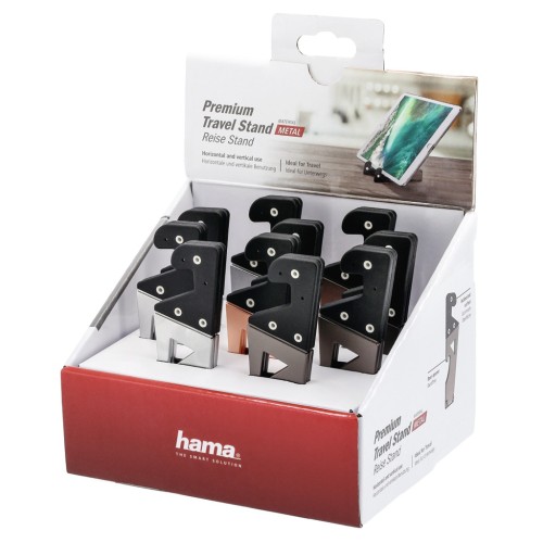 Hama Travel, stojan pre tablety/smartfóny, kovový