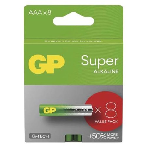 GP AAA Super alkalická (LR03) - 8 ks