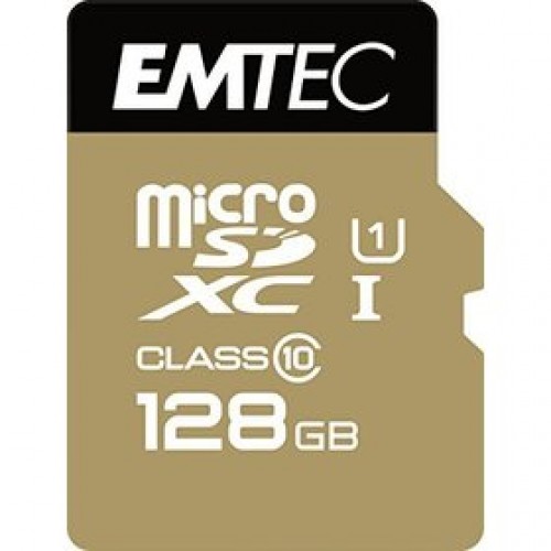 MicroSDXC 128GB Cl10 EliteGold EMTEC