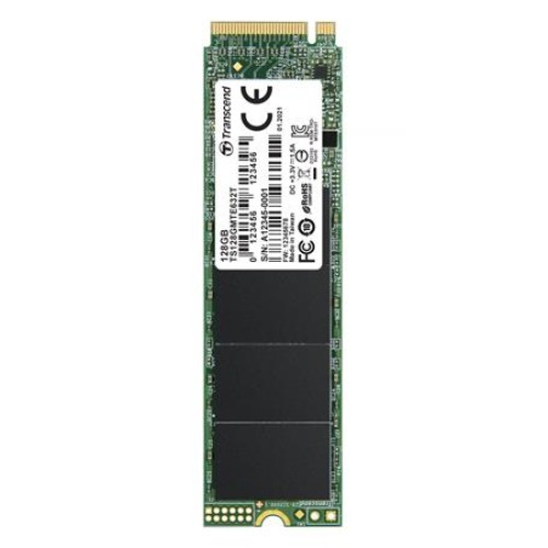 TRANSCEND MTE632T 128GB Industrial 3K P/E SSD disk M.2, 2280 PCIe Gen3 x4 NVMe 1.3 (3D TLC), 1700MB/s R, 900MB/s W