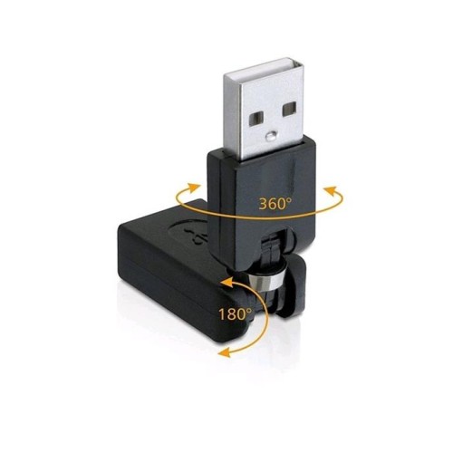 Redukcia USB 2.0. A/M  - USB 2.0 A/F