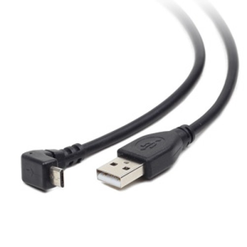 kábel z USB na micro USB zahnutý, 1,8m, CABLEXPERT