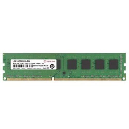 Transcend paměť 8GB DDR3-1600 U-DIMM (JetRam) 2Rx8 CL11