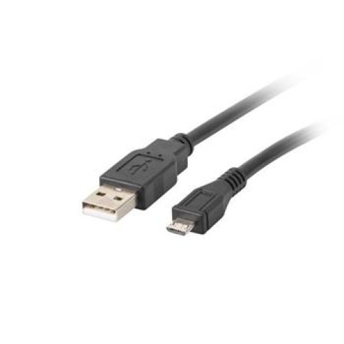 LANBERG Micro USB (M) na USB-A (M) 2.0 kabel 1,8m, černý