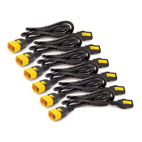 Kábel APC Power Cord Kit, ( 6ea) ,Locking,  10A, 100-230V, C13 to C14 1,2m