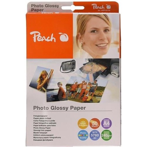 Fotopapier Peach Photo Glossy Paper PIP100-06, A4, 240g/m2, 50ks