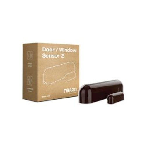 magnetický senzor - FIBARO Door / Window Sensor 2 (FGDW-002-7 ZW5) - Tmavo hnedý