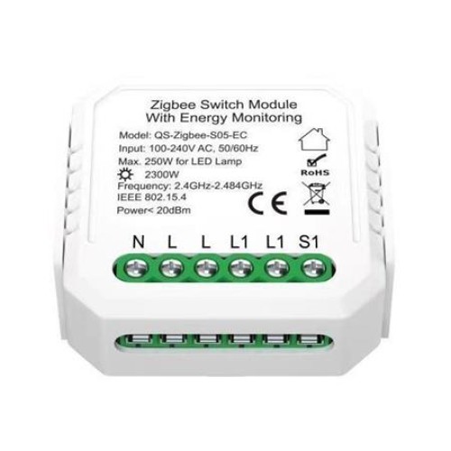 IMMAX NEO SMART kontroler s měřením spotřeby V6 1-tlačítkový Zigbee 3.0, TUYA