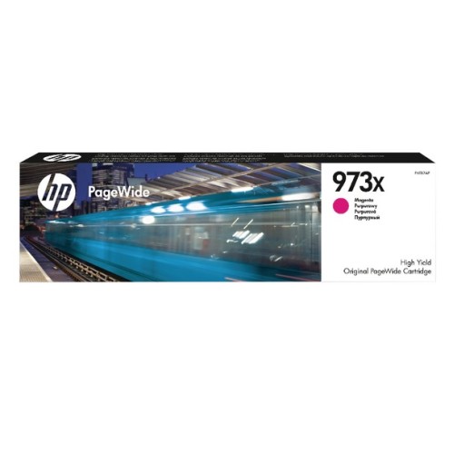 Atrament HP 973X purpurová inkoustová kazeta, F6T82AE
