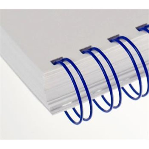Viazací chrbát RENZ kovový (2/1") A4 průměr 14,3mm modrý 100ks