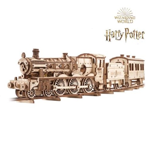 Puzzle Ugears 3D drevené mechanické Harry Potter Bradavický expres