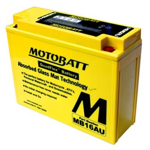 Batéria Motobatt MB16AU pro motocykly (20,5Ah, 12V, 2 vývody)