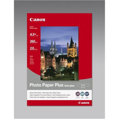 Fotopapier Canon SG-201 A3+, saténový, 20ks, 260g/m2