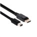 Kábel Club3D Mini DisplayPort na DisplayPort 1.2 4K60Hz UHD obojsmerný, (M/M), 2 m