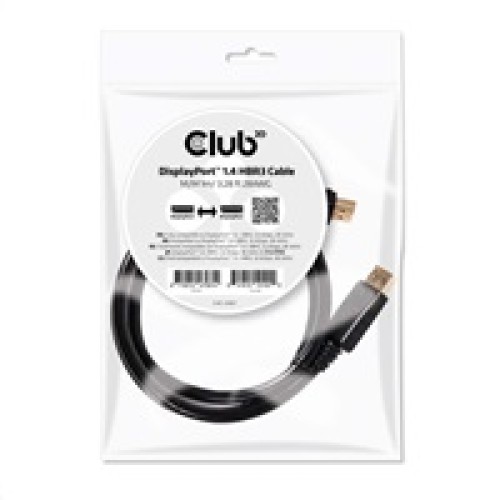 Club3D DisplayPort kábel 1.4 HBR3 8K60Hz (M/M), 1m