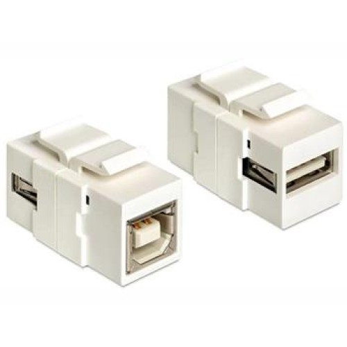 Delock Keystone modul USB 2.0 A samice > USB 2.0 B samice
