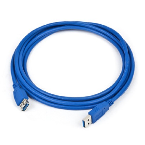 kábel USB predlžovací 3.0 A-A  M/F 3m, CABLEXPERT premium quality modrý
