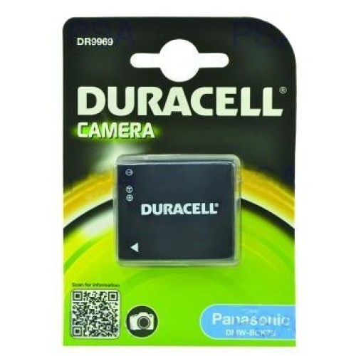 DURACELL Baterie - DR9969 pro Panasonic DMW-BCK7E, černá, 630 mAh, 3,6 V