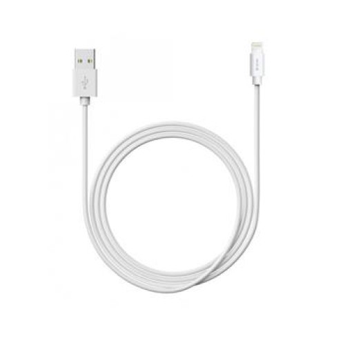 kábel Devia Kintone Iphone(lightning)-USB biely (1m 2A)