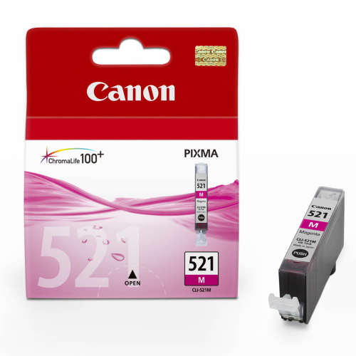 Atrament Canon Ink CLI-521M purpurová (CLI521M magenta)