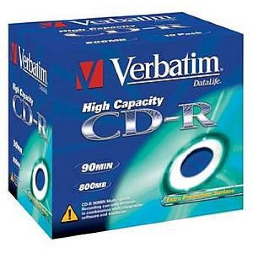 VERBATIM CD-R 800MB, 40x, jewel case 10 ks