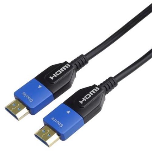 PremiumCord Ultra High Speed HDMI 2.1 optický kabel 8K@60Hz 4K@120Hz 7m zlacený