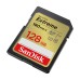 SanDisk Extreme 128 GB SDXC Memory Card 180 MB/s and 90 MB/s, UHS-I, Class 10, U3, V30