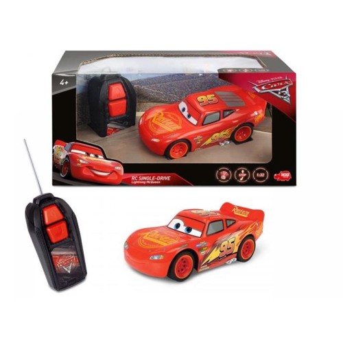 Auto Dickie RC Cars 3 Blesk McQueen Single Drive 1:32, 1kan