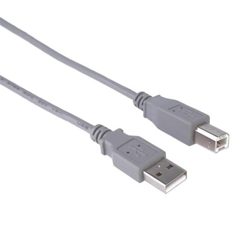 Kábel USB 2.0 A-B, 5 m, šedý