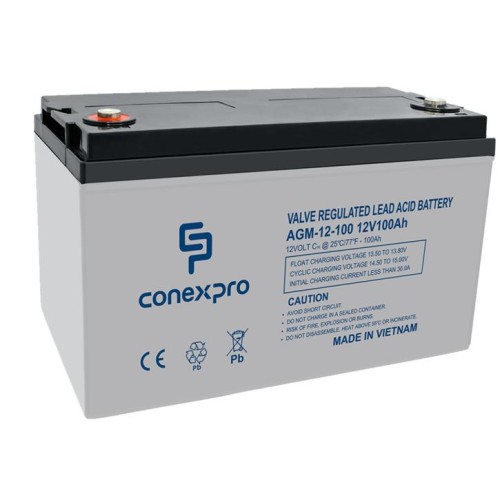 Batéria Conexpro AGM-12-100 VRLA AGM 12V/100Ah, T16