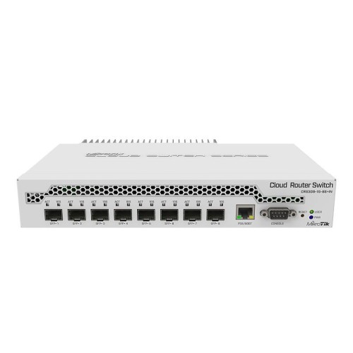 Switch Mikrotik CRS309-1G-8S+IN 1x GLAN, 8x 10G SFP+, Dual Boot (SwitchOS, RouterOS L5)