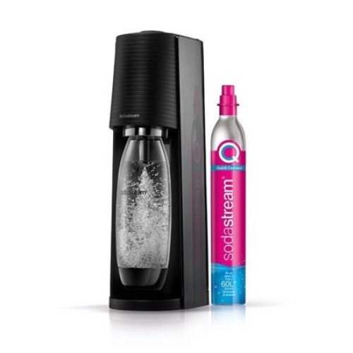 SodaStream Soda Maker Terra QC with CO2 & 1L PET bottle - Černá