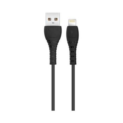 kábel XO NB165 Iphone(lightning)-USB čierny (1m 3A)