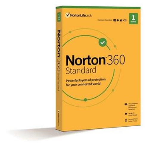 NORTON 360 STANDARD 10GB  1 uživatel na 1 zařízení na 2 roky
