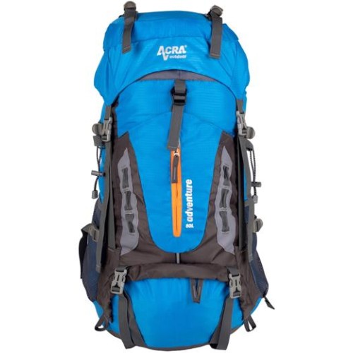 Batoh Acra Adventure 60 L na náročnejšiu horskú turistiku modrý
