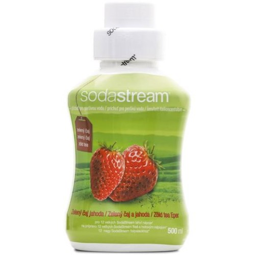 Sirup Sodastream príchuť zelený čaj - jahoda 500 ml