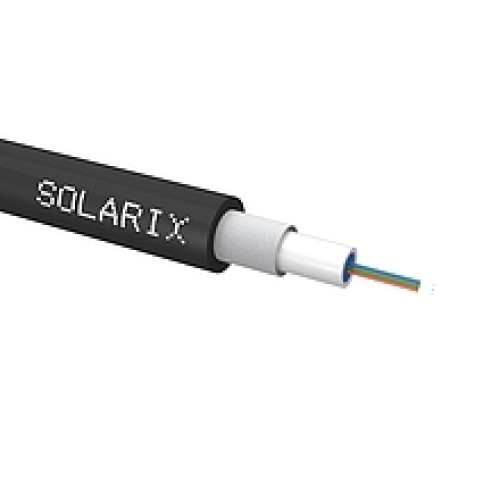 Solarix Univerzální kabel CLT Solarix 04vl 50/125 LSOH Eca OM2 černý SXKO-CLT-4-OM2-LSOH