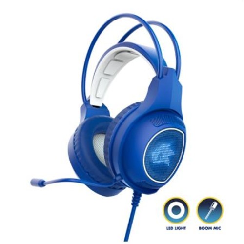 Energy Sistem Gaming Headphones ESG 2 Sonic,herní sluchátka s bílým LED osvětlením a podobiznou legendárního ježka Sonic